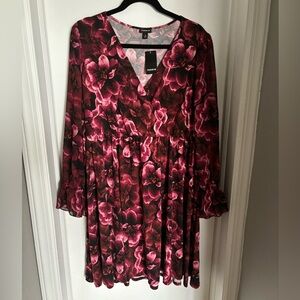 Torrid Floral Babydoll Dress